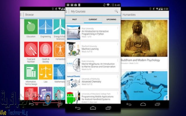 صورة لـ تعلم الكثير من الاشياء يوميا من تطبيقات عربية وأجنبية عليك أن تتوفر عليها في هاتفك الأندرويد أو الأيفون | Coursera-DzTechs
