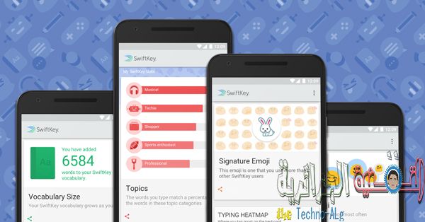 صورة لـ SwiftKey في أندرويد تقدم لك احصائيات لإستخداماتك المتعددة في لوحة المفاتيح | SwiftKey-DzTechs