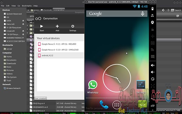 صورة لـ برامج مجانية تمكنك من تشغيل نظام الأندرويد مباشرة على حاسوبك بسهولة | genymotion_5-DzTechs