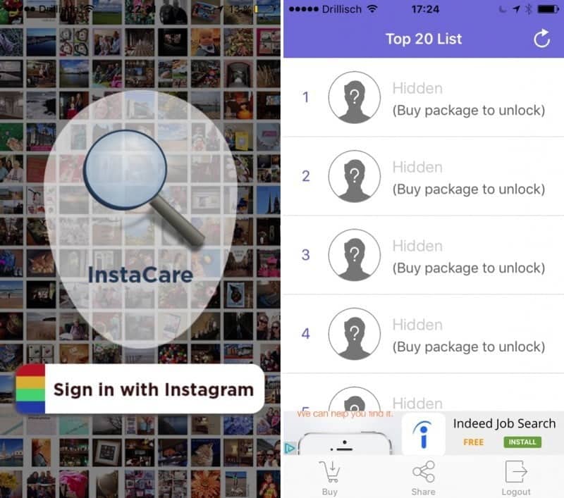 صورة لـ مُطوّر تطبيق InstaAgent ياتي بتطبيق جديد لسرقة بيانات مستخدمي إنستاجرام | instacare-DzTechs