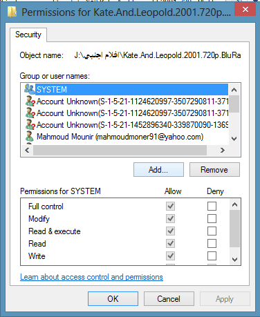 صورة لـ حل مشكلة You need permission to perform this action في الويندوز | Can-not-render-the-file-3-DzTechs