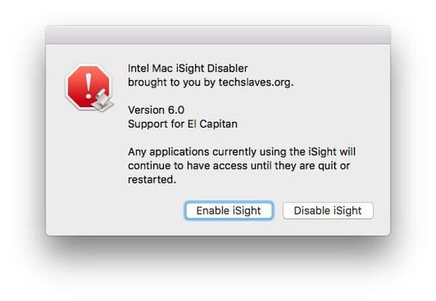 صورة لـ كيفية تعطيل كاميرا iSight camera على الماك بوك الخاص بك | isight-disabler-min-1