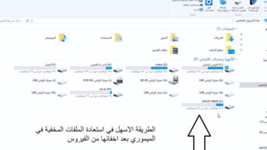 صورة لـ طرق لاستعادة الملفات المخفية في مفتاح USB بطريقة احترافية وسهلة جدا | D8A7D8B3D8AAD8B9D8A7D8AFD8A7D8A9-D8A7D984D985D984D981D8A7D8AA-D985D986-D8A7D984-USB-D8A8D8B9D8AF-D8A7D986-D8A7D8AED981D8A7D987D8A7-D8A7D984D981D98AD8B1D988D8B3-2-933x445