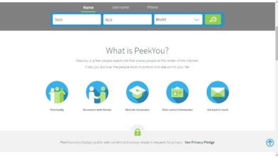 صورة لـ موقع Peek You لايجاد بيانات و صور أي شخص من خلال إسمه فقط | PEEP