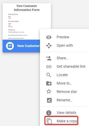 صورة لـ كيفية إنشاء قالب لـ Google Docs مخصص بدون GSuite | Google-Template-Copy-DzTechs