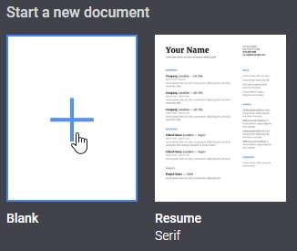 صورة لـ كيفية إنشاء قالب لـ Google Docs مخصص بدون GSuite | Google-Template-New-Document-DzTechs