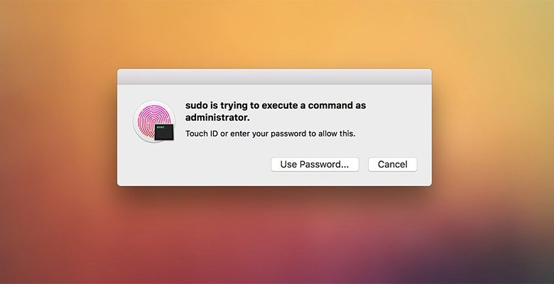 صورة لـ كيفية استخدام معرف اللمس لـ مصادقة أوامر سودو على جهاز الماك بوك | terminal-sudo-touch-id-hero