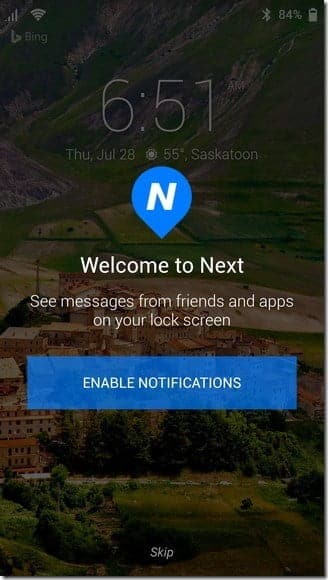 صورة لـ كيفية إنشاء قفل شاشة مخصص ومصمم ذاتيًا لجهاز Android | NEXT-LOCK-SCREEN-1-DzTechs