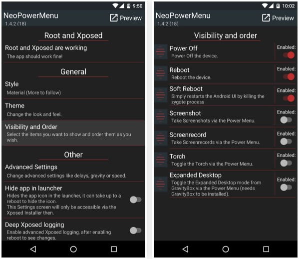 صورة لـ كيفية تخصيص قائمة “إيقاف التشغيل” في Android مع المزيد من الخيارات | NeoPower-Menu-4-DzTechs