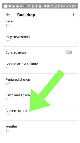 صورة لـ كيفية تقليل استخدام بيانات خوادم Chromecast في وضع الخمول | Chromecast-data-custom-speed-menu-DzTechs