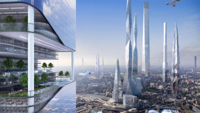 صورة لـ كيف سيكون شكل عالمنا بعد 50 عامًا من الآن ؟ 8 توقعات مستقبلية | 382-future-london-skyline-2100