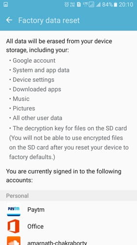 صورة لـ كيفية إصلاح خطأ ” Unfortunately Settings Has Stopped ” على جهاز Android | Factory-Reset-3-DzTechs