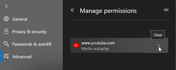 صورة لـ كيفية تعطيل تشغيل الفيديو بشكل تلقائي في متصفح Microsoft Edge | block-autoplay-video-edge-remove-website-DzTechs