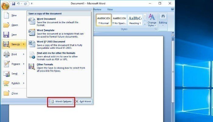 صورة لـ الطرق المختلفة لاستعادة مستند Microsoft Word المفقود | recover-word-options-DzTechs