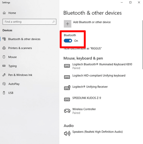 صورة لـ كيفية انشاء وإدارة أجهزة البلوتوث في Windows 10 | setup-manage-bluetooth-windows-10-turn-on-bluetooth-DzTechs