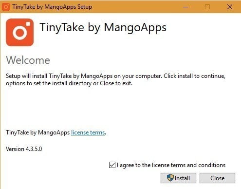 صورة لـ كيفية تحسين تسجيل فيديو للشاشة على جهاز Windows | Tiny-Take-Installation-DzTechs