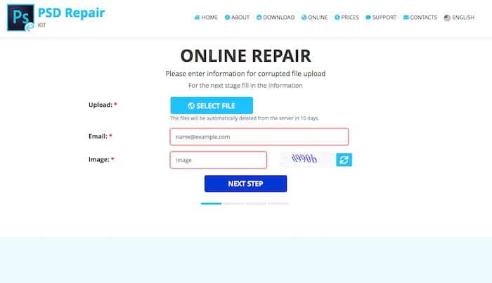 صورة لـ إصلاح ملفات Photoshop التالفة باستخدام PSD Repair Kit | psd-repair-online-DzTechs