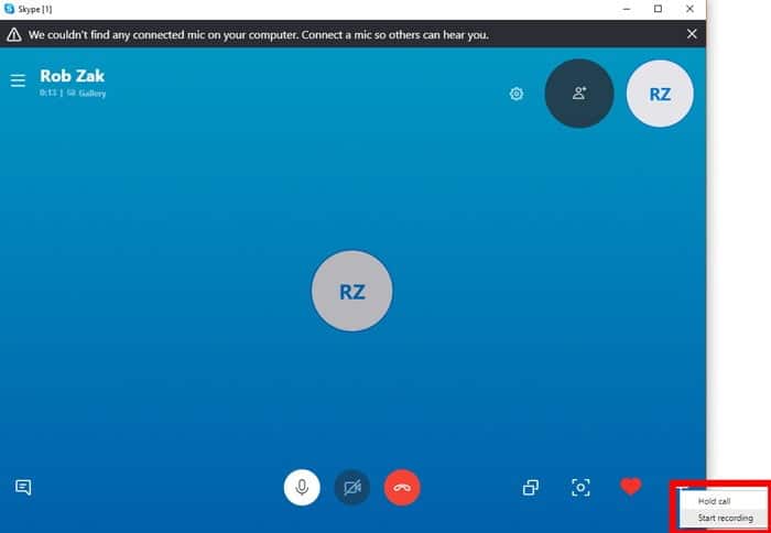 صورة لـ كيفية تسجيل مكالمات Skype في Windows 10 | record-skype-calls-windows-10-start-recording-DzTechs