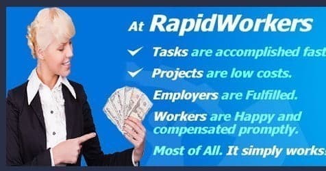 صورة لـ RapidWorkers : احتيال أم ربح شرعي؟ مراجعة مع إثبات الدفع | Rapidworkers-DzTechs