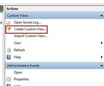 صورة لـ ما هو Custom Views في Windows Event Viewer وكيفية إنشاء واحد | View-CreatNew-DzTechs