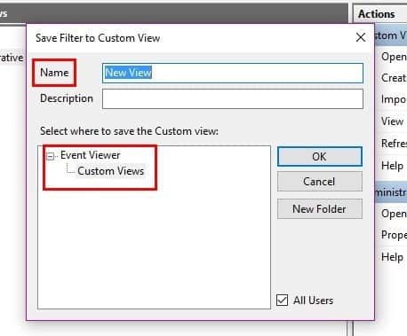 صورة لـ ما هو Custom Views في Windows Event Viewer وكيفية إنشاء واحد | View-Save-DzTechs