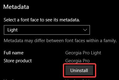 صورة لـ كيفية تنزيل الخطوط من Microsoft Store في Windows 10 | Store-Fonts-Uninstall-DzTechs