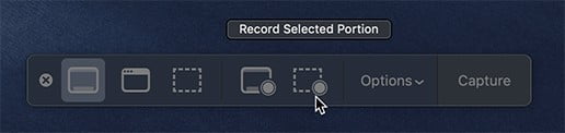 صورة لـ كيف تُسجل شاشتك بسهولة على الـ Mac | screenshot-record-mac-screen-native-method-selected-region-DzTechs