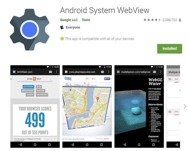 صورة لـ ما هو تطبيق Android System Webview وهل يجب عليك إلغاء تثبيته؟ | Webview-Play-DzTechs