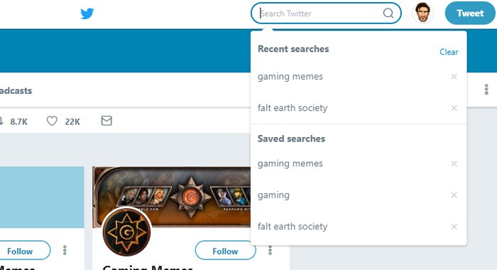 صورة لـ كيفية حذف عمليات البحث المحفوظة على X (Twitter) [نصائح سريعة] | how-to-delete-twitter-search-delete-searches-2-DzTechs