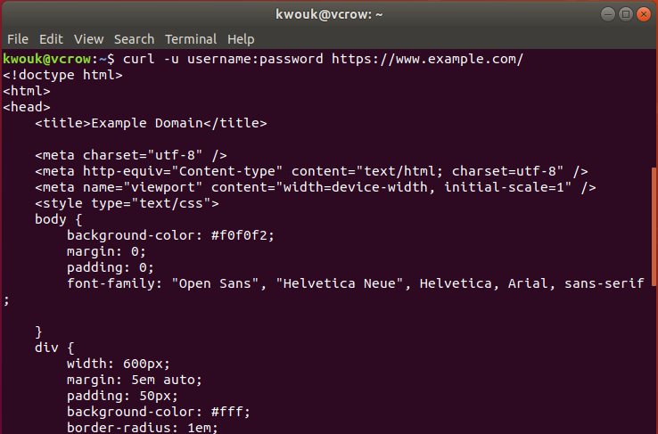 صورة لـ كيفية استخدام الأمر cURL في نظام Linux | how-to-use-curl-commands-http-authentication-DzTechs