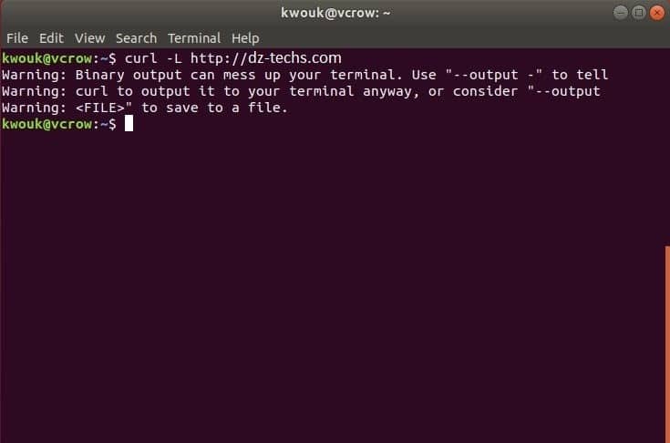 صورة لـ كيفية استخدام الأمر cURL في نظام Linux | how-to-use-curl-commands-http-headers-DzTechs