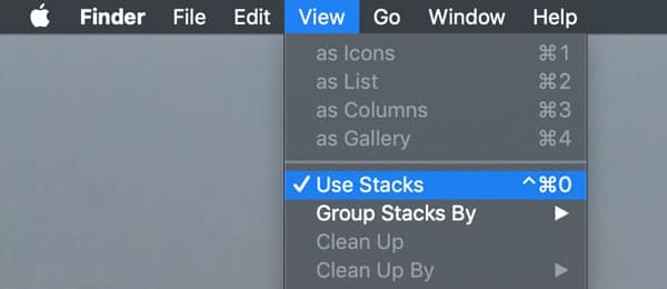 صورة لـ كيفية تمكين Stacks على نظام التشغيل MacOS لجعل سطح المكتب أنظف | Stacks-OSX-Enable-DzTechs