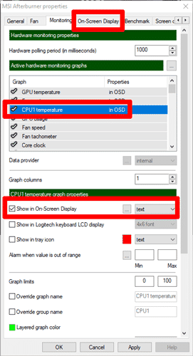 صورة لـ كيفية التحقق من درجة حرارة المعالج للكمبيوتر المحمول في Windows 10 | check-cpu-temperature-laptop-msi-afterburner-DzTechs