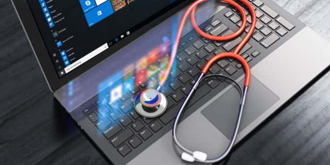 صورة لـ كيف تعرف وقت بدء تشغيل الكمبيوتر ووقت الإغلاق في Windows 10 ؟ | check-health-windows-10-670x335-min-DzTechs