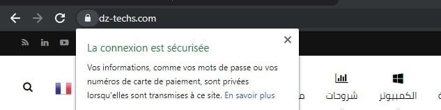 صورة لـ كيفية إصلاح خطأ “اتصالك بهذا الموقع غير آمن” في Google Chrome | 3_Screenshot_1-min-DzTechs