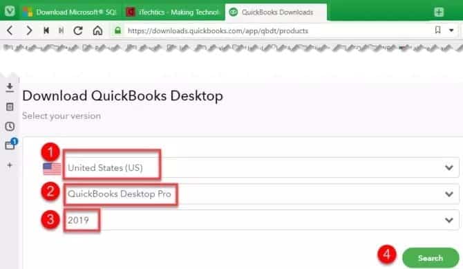 صورة لـ تنزيل برامج تثبيت QuickBooks في وضع عدم الإتصال [جميع الإصدارات] | Download-Quickbooks-Desktop-670x389-min-DzTechs