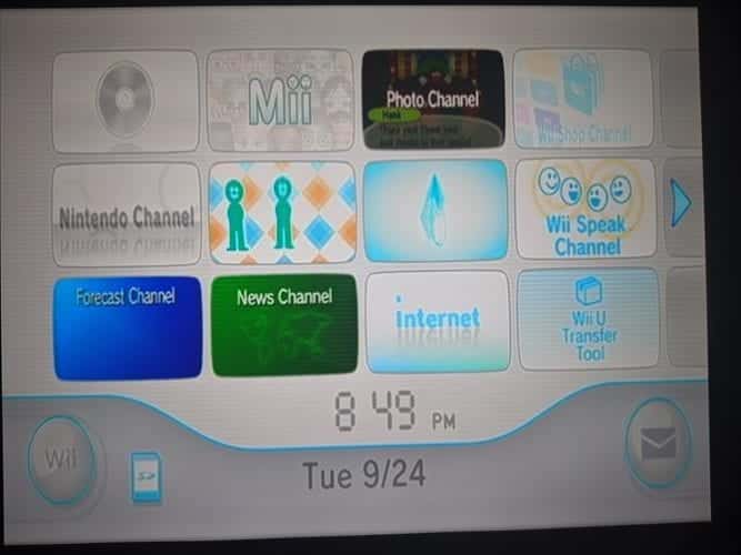 صورة لـ كيفية توصيل وحدة التحكم Nintendo Wii الخاصة بك بالإنترنت | 02-Wii-Menu-667x500-min-DzTechs