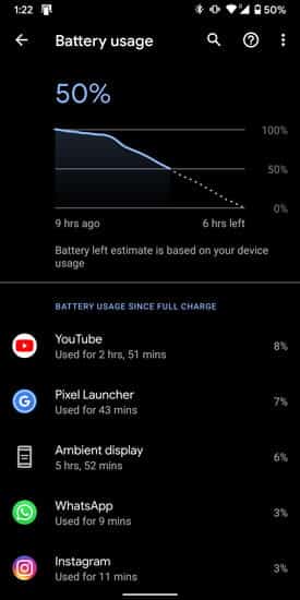 صورة لـ وُجهة نظر: لماذا أُحب هواتف Pixel من Google وأكرهها في نفس الوقت | battery_life_usage-v1U0kLfs-DzTechs