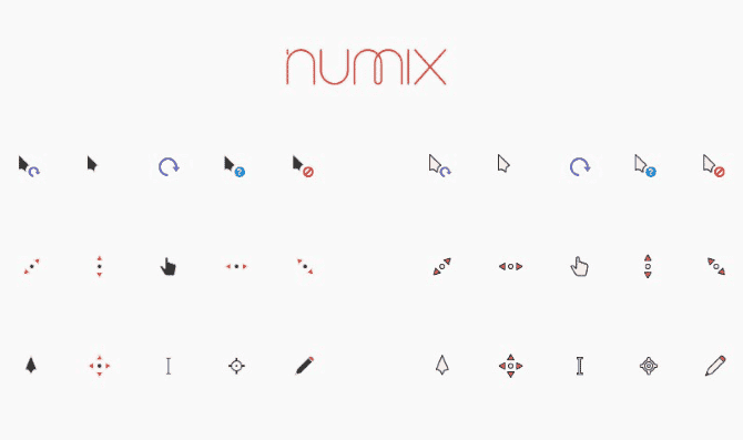 صورة لـ كيفية تخصيص وتغيير مظهر مؤشر الماوس على نظام Windows 10 | 04_Numix_Cursors_670x397-2TwtMUfs-DzTechs