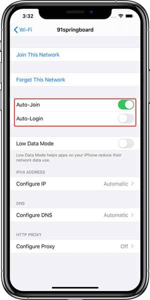 صورة لـ كيفية تسجيل الدخول تلقائيًا إلى أي بوابة مقيدة في شبكة Wi-Fi على iOS | 1_auto_join_-iEgnBKfs-DzTechs