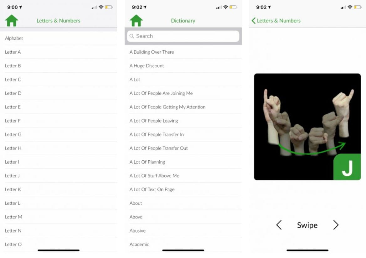 صورة لـ أفضل تطبيقات iPhone لتعلم لغة الإشارة | 2._SignSchool-q1o8vWfs-DzTechs