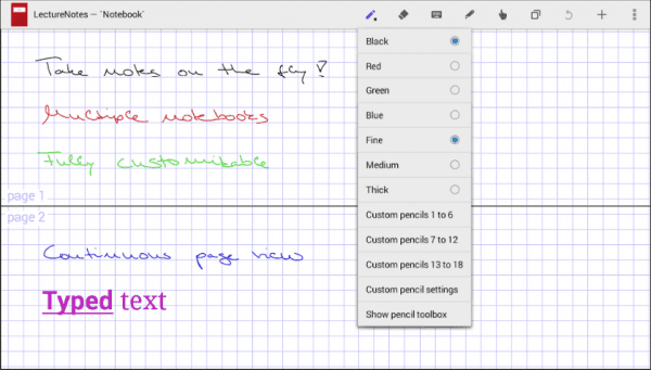 صورة لـ أفضل تطبيقات الكتابة اليدوية لتدوين الملاحظات على Android | lecture_notes_handwriting_app_e1523300112453-Fx5qmXfs-DzTechs