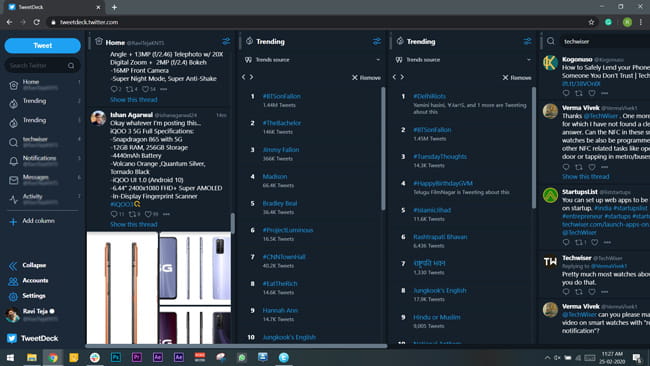 صورة لـ أفضل تطبيقات Twitter البديلة لنظام التشغيل Windows للمُغردين بشراهة | TweetDeck_1-pJWN3Nfs-DzTechs