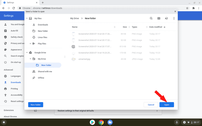 صورة لـ كيفية التنزيل مباشرةً إلى Google Drive على Chromebook | changing_download_locaion-PVPPOags-DzTechs