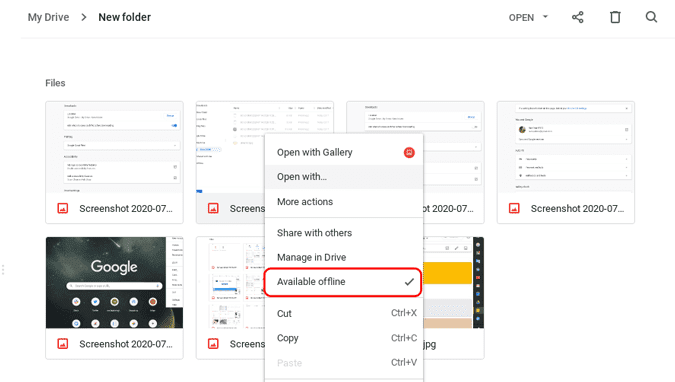 صورة لـ كيفية التنزيل مباشرةً إلى Google Drive على Chromebook | saving_offline_drive-1YPPOags-DzTechs