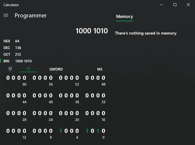 صورة لـ مميزات تطبيق الآلة الحاسبة المُدمجة في Windows المُهملة التي ستجدها مفيدة للغاية | 06_Windows_Calculator_Programmer_Mode-NgGakOfs-DzTechs