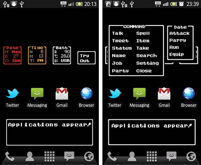 صورة لـ أفضل أدوات الساعة على الشاشة لنظام Android في عام 2023 | 8_bit_command_window-W8jLwegs-DzTechs