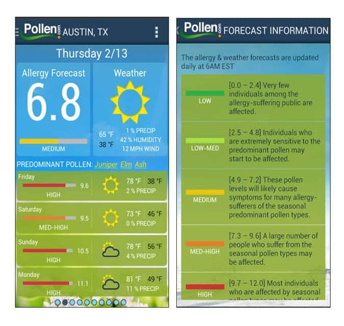 صورة لـ أفضل التطبيقات لتجنب حساسية حبوب اللقاح (غبار الطلع) في عام 2023 | Pollen-bwGnregs-DzTechs