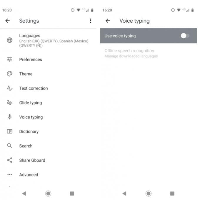 صورة لـ كيفية تمكين أو تعطيل ميزة التصحيح التلقائي على أجهزة Android و Samsung | Try_Voice_Typing-90fhaOfs-DzTechs