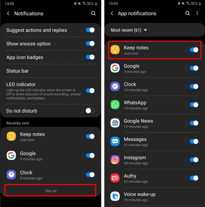 صورة لـ كيفية حذف تذكيرات Google المتكررة على Android | identify_notification_sending_app_android-l4zjWegs-DzTechs